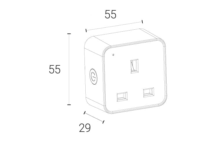 4lite WiZ Connected 3-Pin UK Smart Plug - maplin.co.uk