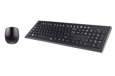 Hama Cortino Wireless Keyboard & Mouse Set - Black - maplin.co.uk
