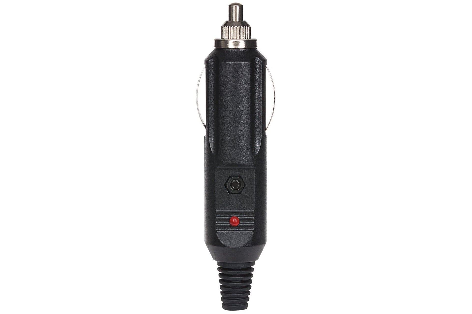 12V Cigarette Lighter Plug LED Power Indicator & Strain Relief