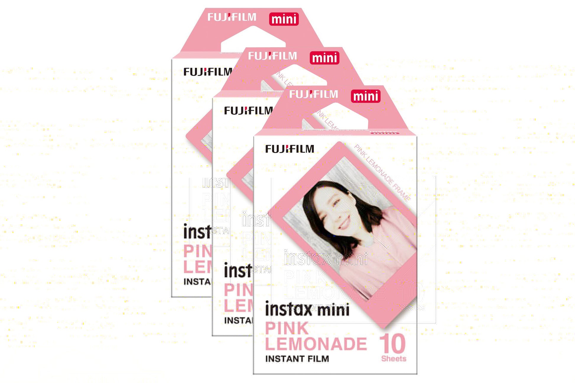 Fujifilm Instax Mini Instant Photo Film - Pink Lemonade - maplin.co.uk