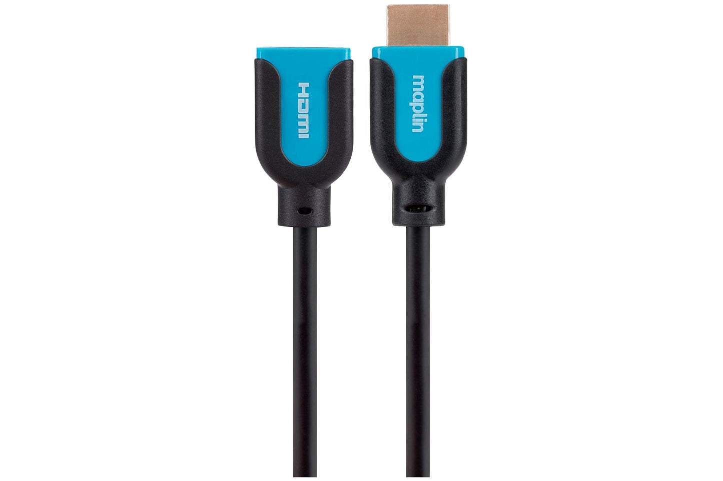 Maplin HDMI Male to HDMI Female 4K Ultra HD Extension Cable - Black - maplin.co.uk