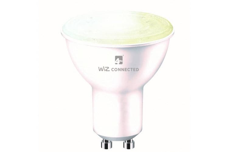 4lite WiZ Connected Dimmable White WiFi LED Smart Bulb - GU10 Single
