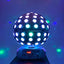 Kam Stratosphere Ghost Starburst LED Light Ball - White - maplin.co.uk