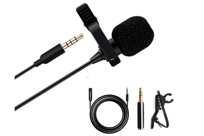 Maono Condenser Omni-Directional 3.5mm Lavalier Microphone with 6m Extension Cable - maplin.co.uk