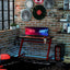Maplin Steel Frame Gaming Desk Writing Table with Cup / Headphone Holder & Adjustable Feet - maplin.co.uk