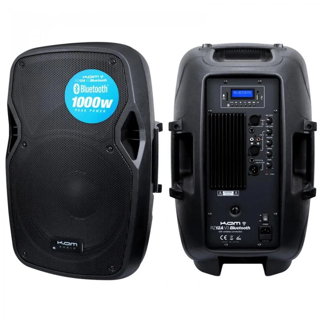 Kam 15" 300W Bluetooth Active Speaker with Speaker Stand