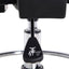 ProperAV Tall Ergonomic Back Office Chair with Adjustable Height Footrest and 360° Swivel - Black - maplin.co.uk