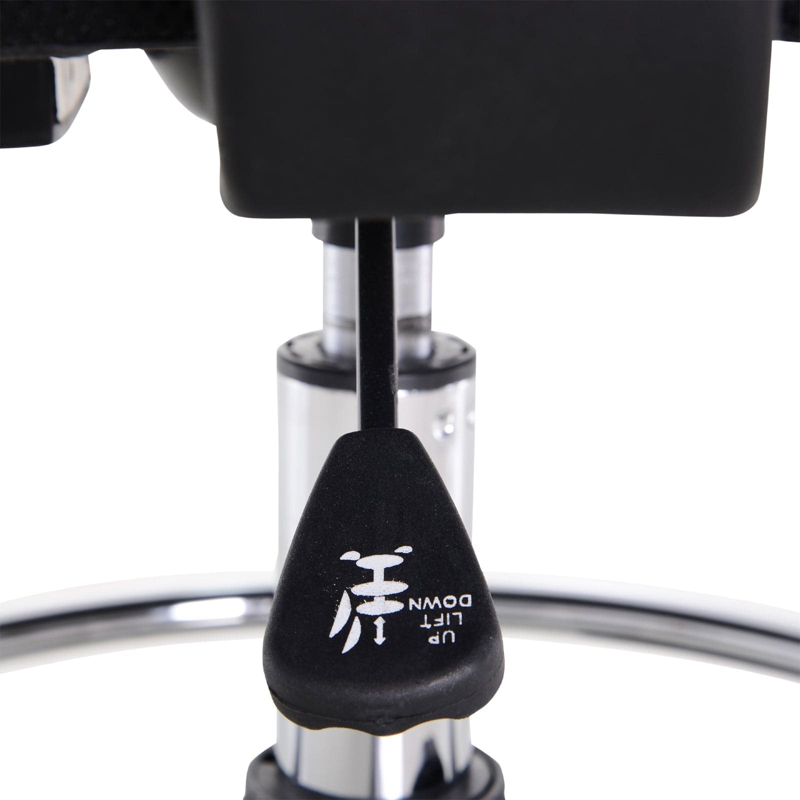 ProperAV Extra Tall Ergonomic Back Office Chair with Adjustable Height Footrest and 360° Swivel - Black - maplin.co.uk