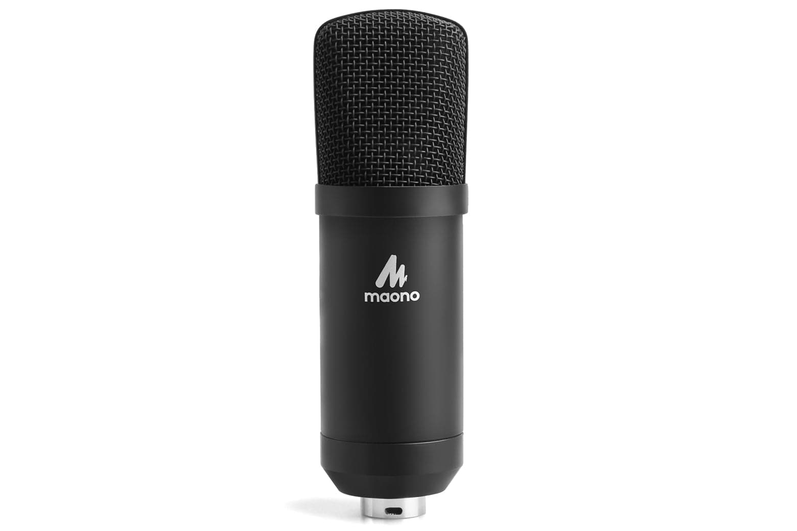 Maono XLR Condenser Cardioid Microphone with Spring Loaded Boom Arm & Pop Filter - maplin.co.uk