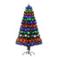 HOMCOM 5ft Pre-Lit Artificial Christmas Tree with Star Topper - maplin.co.uk