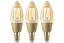 4lite WiZ Connected C35 Candle Filament Amber WiFi LED Smart Bulb - E14 Small Screw - maplin.co.uk