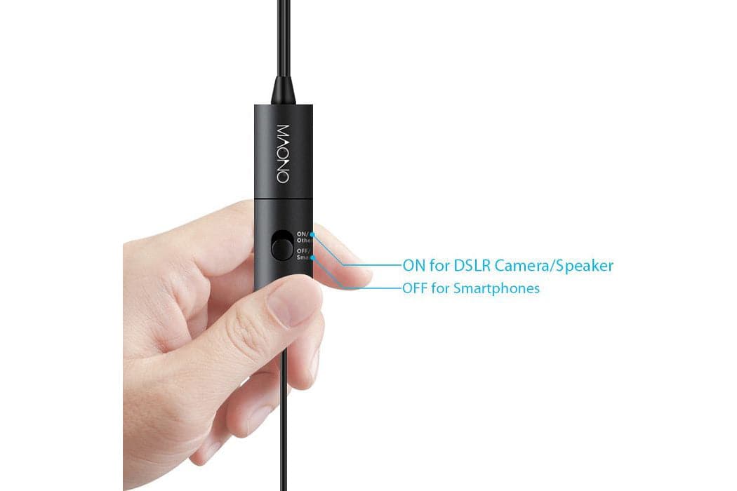 Maono Dual 3.5mm Electret Condenser Omnidirectional Lavalier Microphone - maplin.co.uk