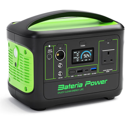 MPS Bateria 568Wh 600W AC/DC Output Rechargeable Portable Power Station - maplin.co.uk
