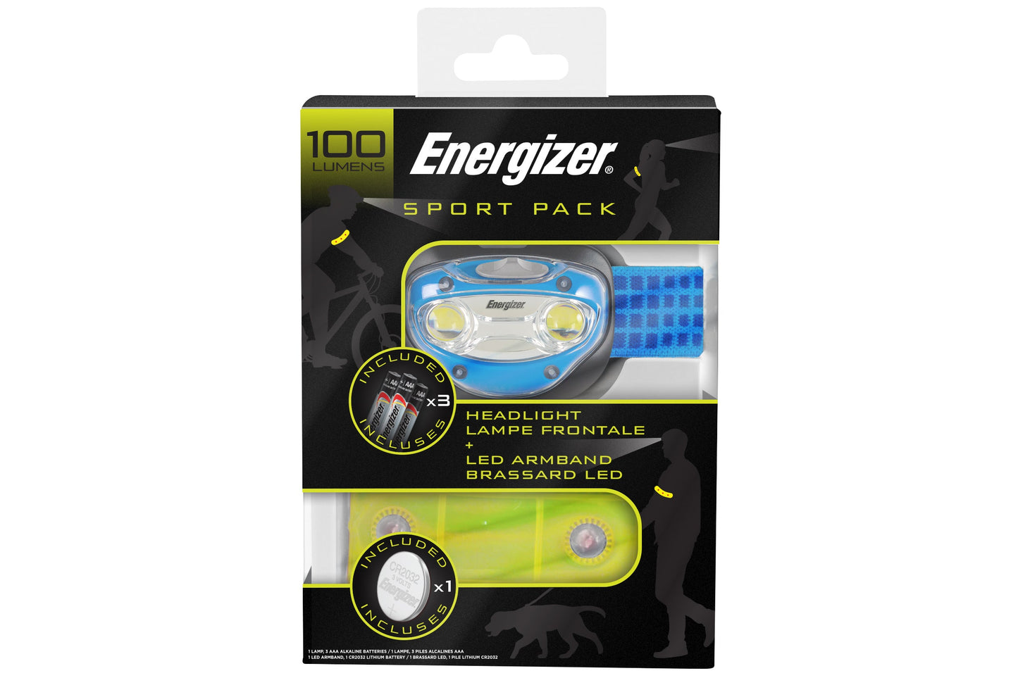 Energizer Sport Gift Pack - Head Torch and LED Armband - maplin.co.uk