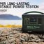 MPS Bateria 568Wh 600W AC/DC Output Rechargeable Portable Power Station - maplin.co.uk