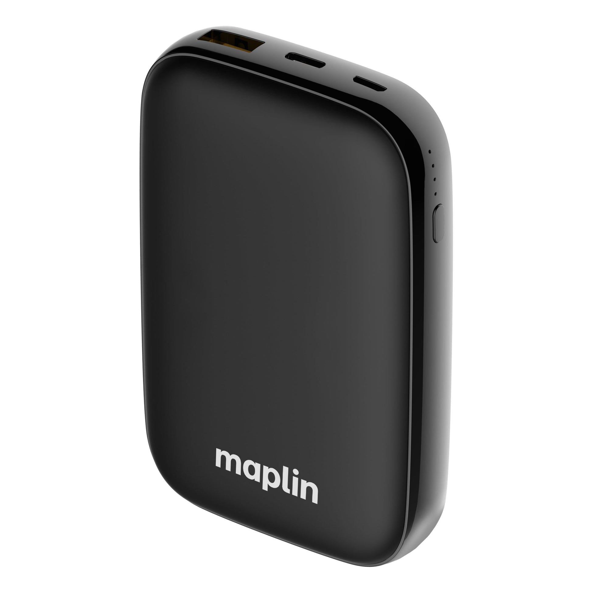 Maplin 10000mAh PD 3.0 Quick Charge 18W Portable Power Bank with USB-C, Power & Solar, Maplin