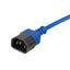 Maplin Power Lead IEC C14 Male Plug to C13 Female Extension Lead - Blue - maplin.co.uk