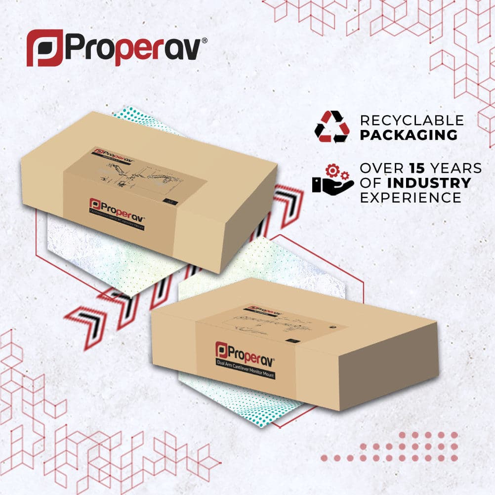 ProperAV Desk Monitor Mount 17