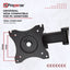 ProperAV 17" - 32" Dual Swing Arm Desk Clamp PC Monitor Mount (VESA Max. 100x100)