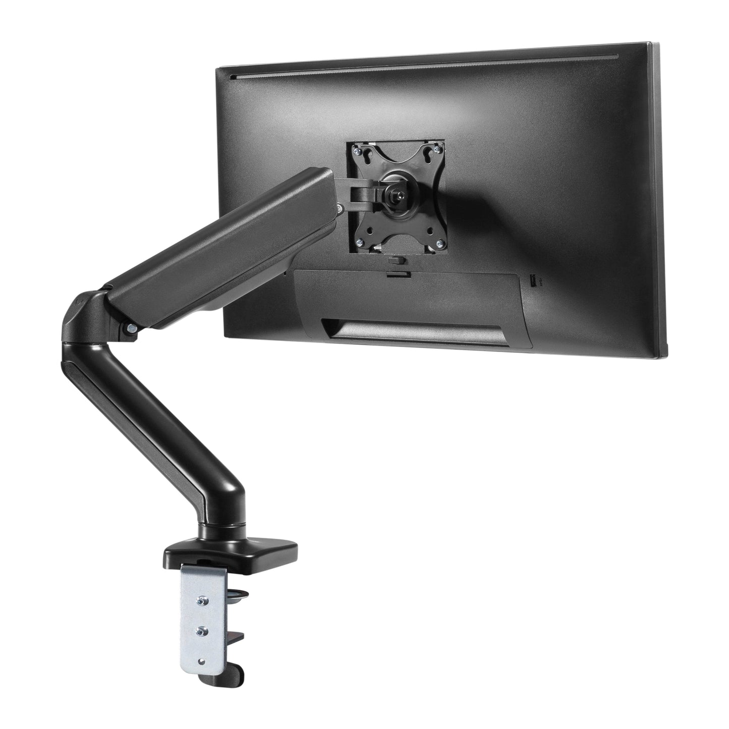 ProperAV 17" - 32" Gas Spring Swing Arm Desk Clamp PC Monitor Mount (VESA Max. 100x100)