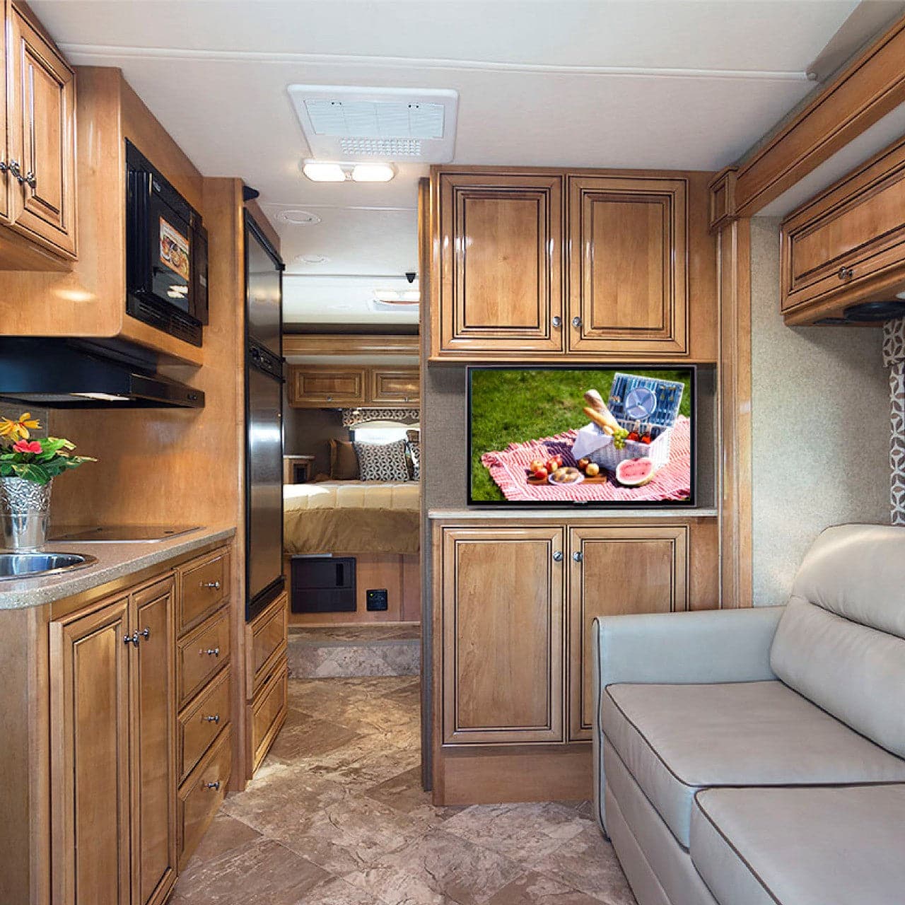 ProperAV TV Wall Bracket for Motorhome / RV / Caravan / Boat (13