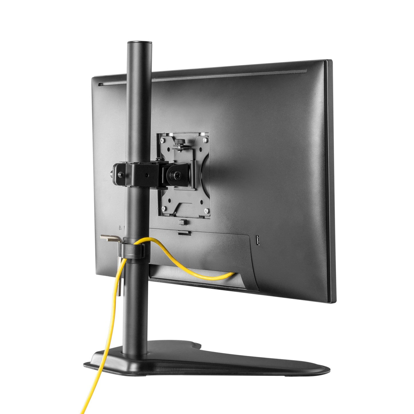 ProperAV 17"- 32" Desk PC Monitor Mount with Freestanding Base (VESA Max. 100x100)