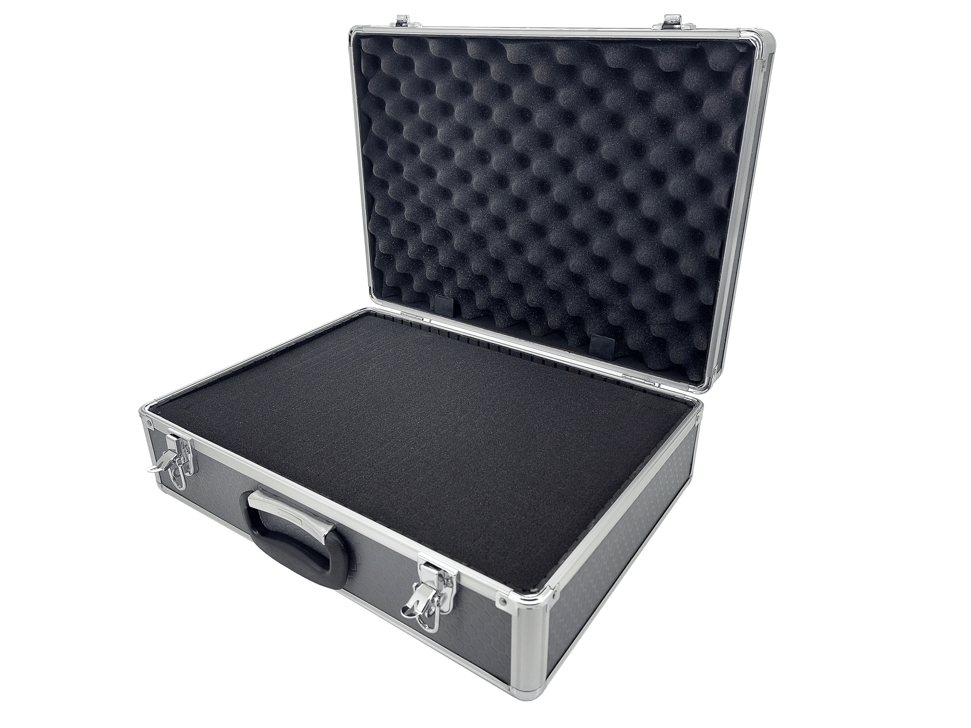 Maplin Plus Aluminium 150 x 460 x 330mm Flight Case - Grey - maplin.co.uk