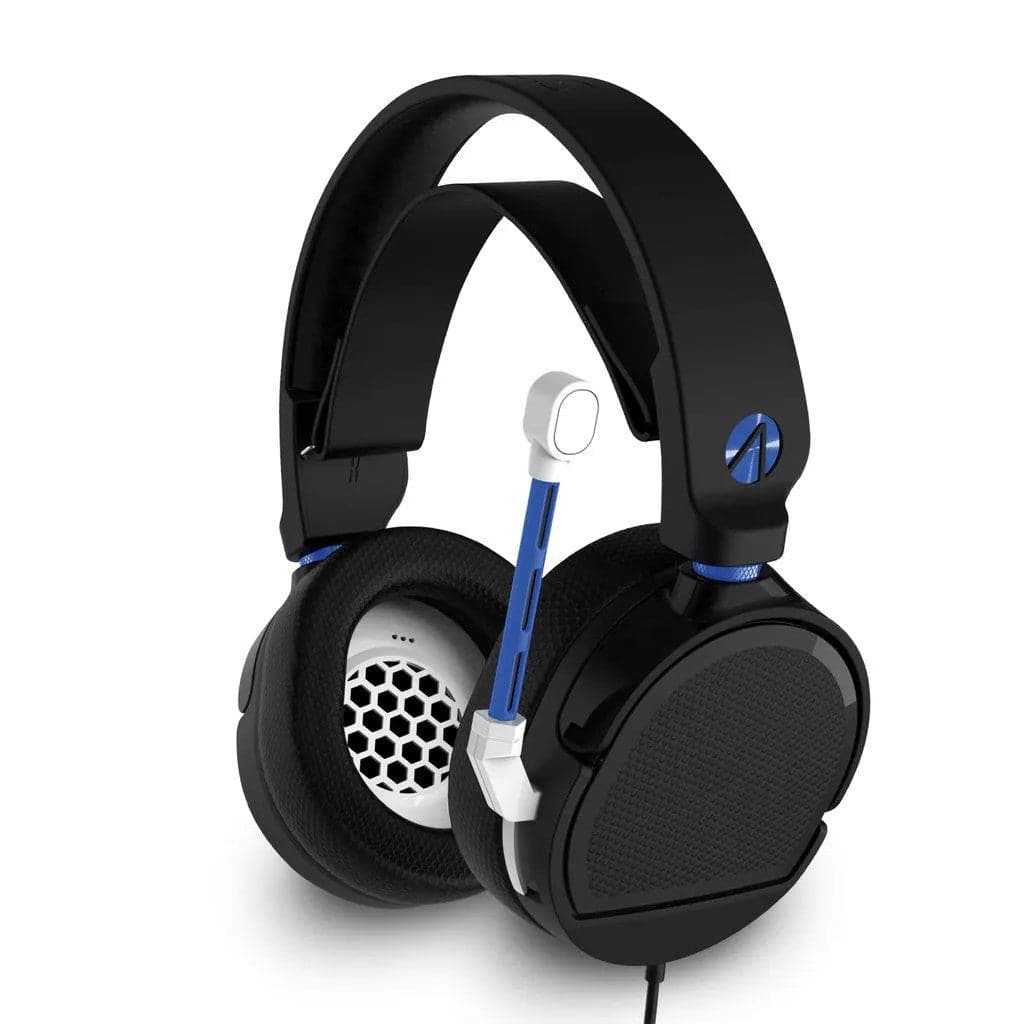 Stealth SP-Shadow V Premium Stereo Gaming Headset - Black and Blue - maplin.co.uk