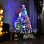 HOMCOM 4ft Pre-Lit Artificial Fibre Optic LED Christmas Tree - maplin.co.uk
