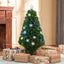 HOMCOM 4ft Pre-Lit Fibre Optic LED Artificial Christmas Tree - maplin.co.uk
