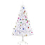 HOMCOM 4.9ft Artificial PVC Christmas Tree with Ornaments - maplin.co.uk
