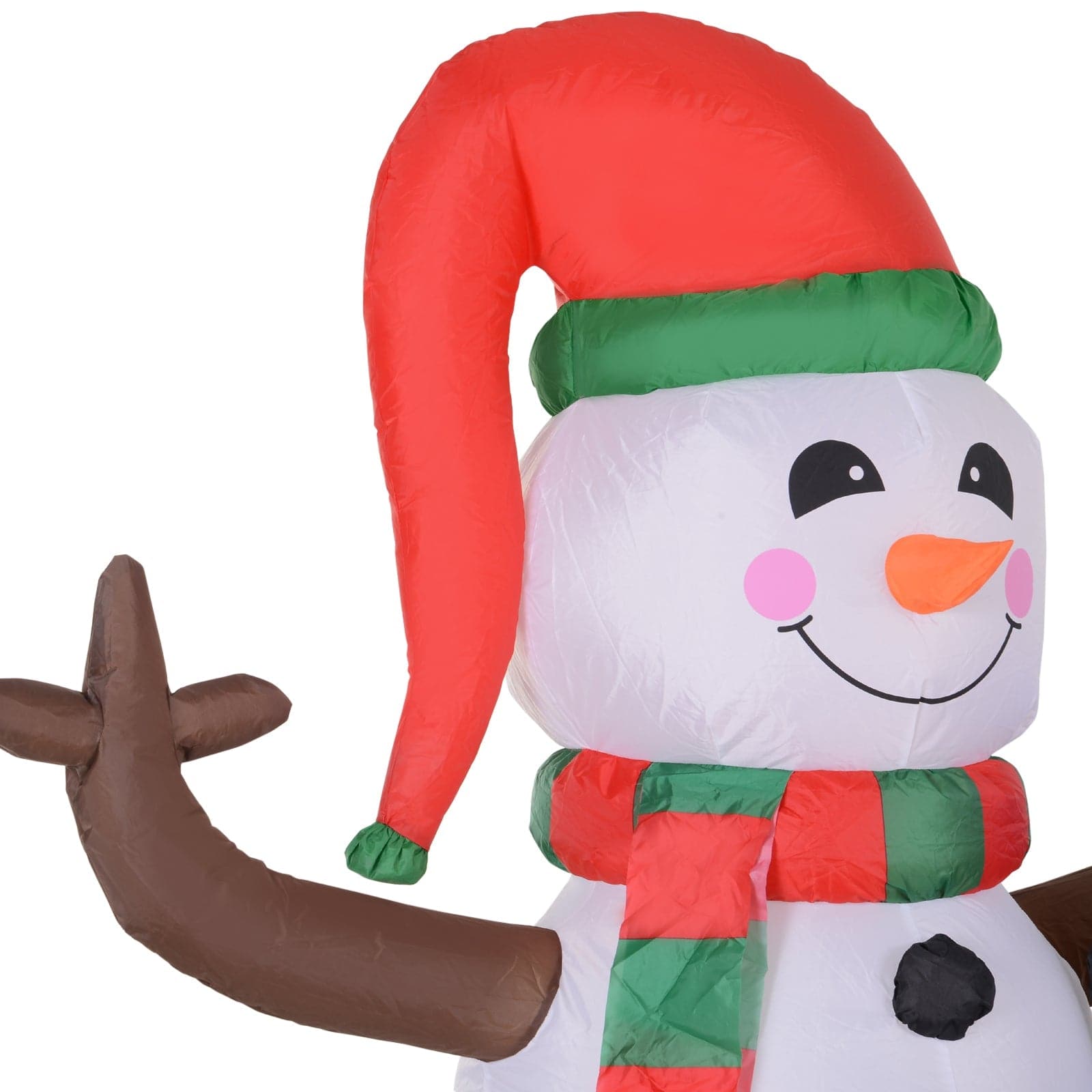 HOMCOM Outdoor Inflatable LED Snowman and Penguins Christmas Decorations - maplin.co.uk