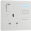 British General Nexus Double Switched 13A Power Socket with Door Chime - White - maplin.co.uk