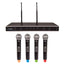 Kam Quartet ECO Wireless Microphone System with 4 Mics - maplin.co.uk