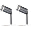 4lite Marinus GU10 Outdoor Garden Spike Light - Anthracite Pack of 2