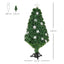 HOMCOM 4ft Pre-Lit Fibre Optic LED Artificial Christmas Tree - maplin.co.uk