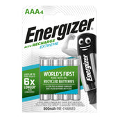 Energizer Extreme Rechargeable  800mAh Ni-MH AAA Batteries - Pack of 4 - maplin.co.uk