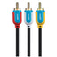 Maplin Triple RCA Phono to Triple RCA Phono Cable - Black, 3m - maplin.co.uk