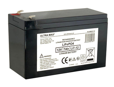 Maplin Ultra 12V 7Ah Lithium Iron Phosphate LiFePO4 Battery - maplin.co.uk