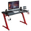 Maplin Plus Gaming Desk with Cup Holder, Headphone Hook & Cable Management