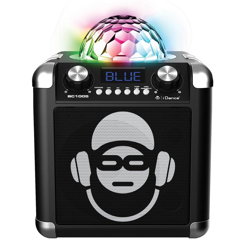 Easy Karaoke iDance Singcube BC100 Bluetooth Karaoke System - maplin.co.uk