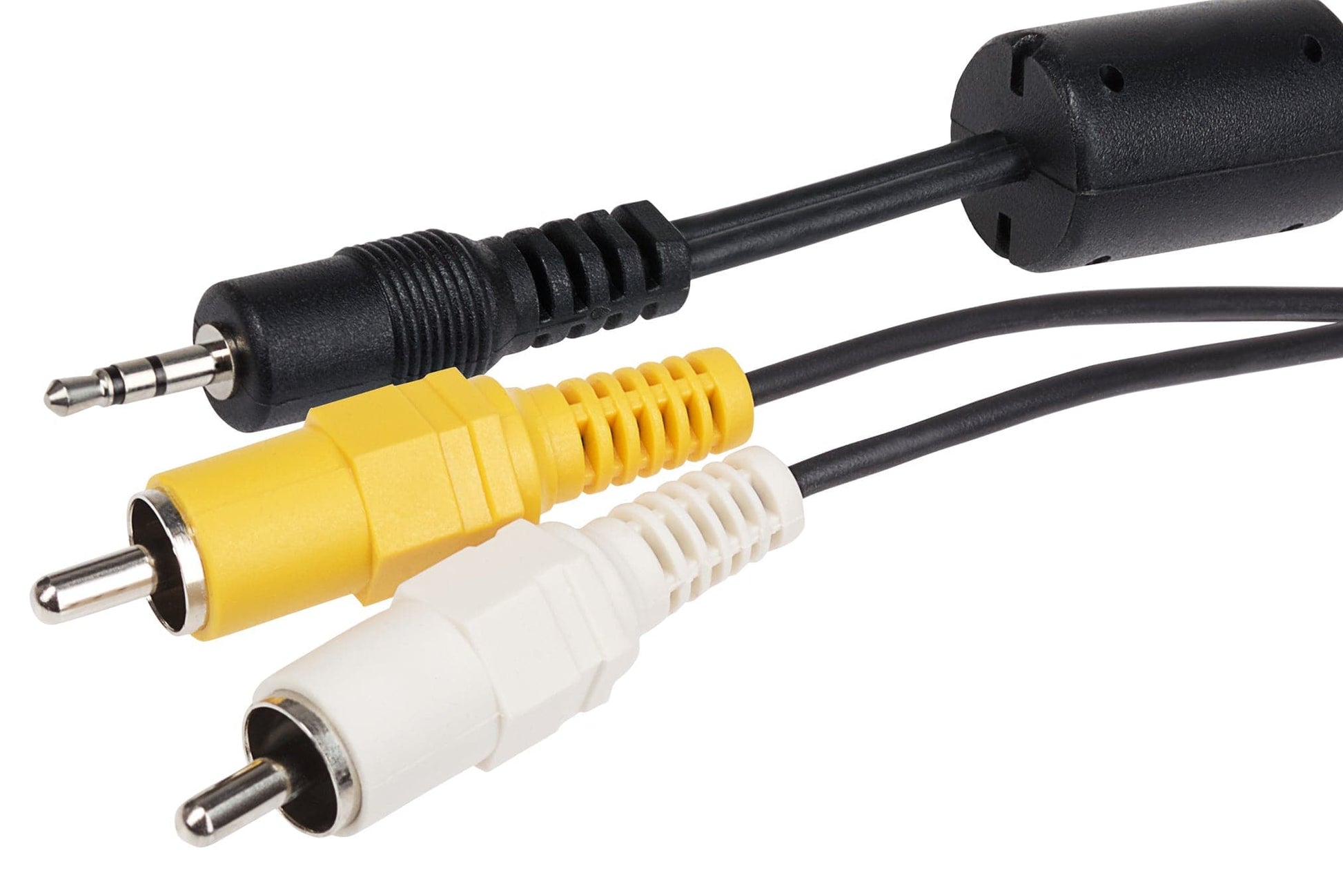 Maplin 2.5mm 3 Pole Jack Plug to Twin 2 Pole RCA Phono Jack Plug