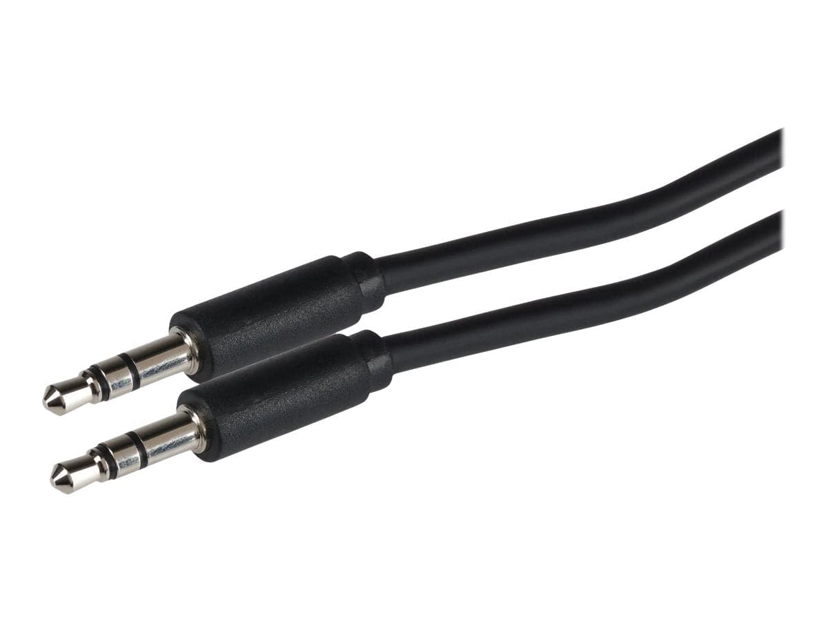 Maplin 3.5mm Aux Stereo 3-Pole Jack Plug to 3.5mm 3-Pole Jack Plug Cable - Black ,1.5m - maplin.co.uk