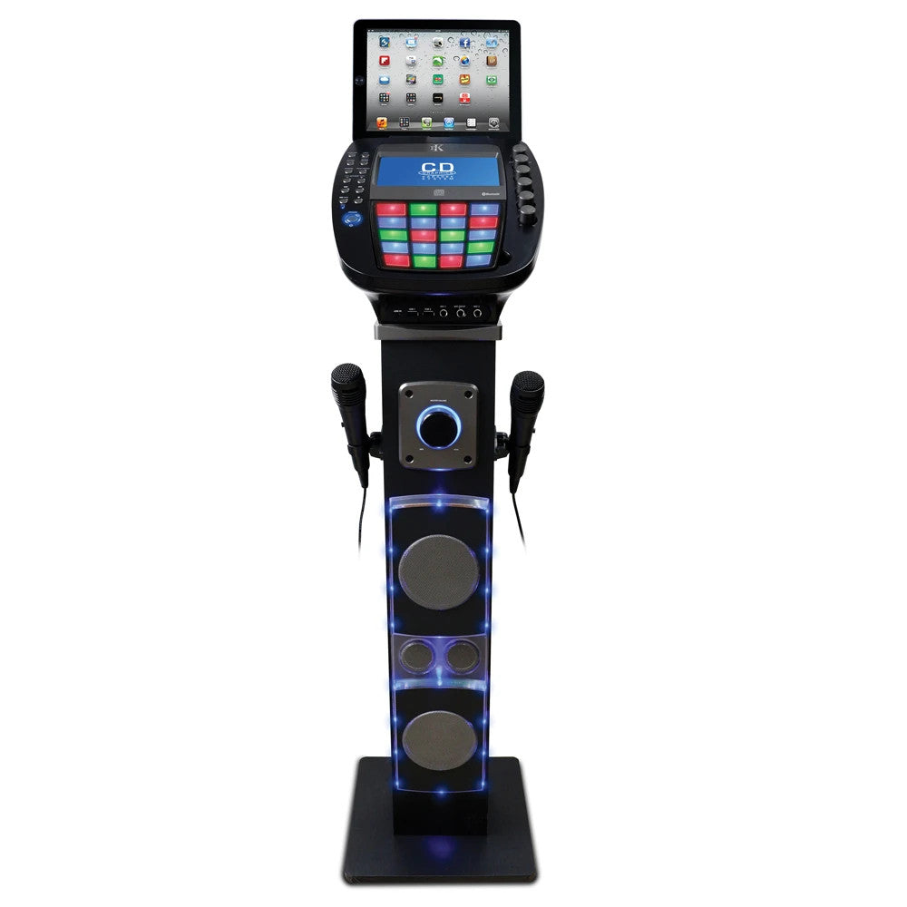 Easy Karaoke Karaoke Bluetooth System with Speaker Pedestal & Disc Set - maplin.co.uk