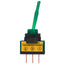 Maplin SPST Illuminated Toggle Switch - Green - maplin.co.uk