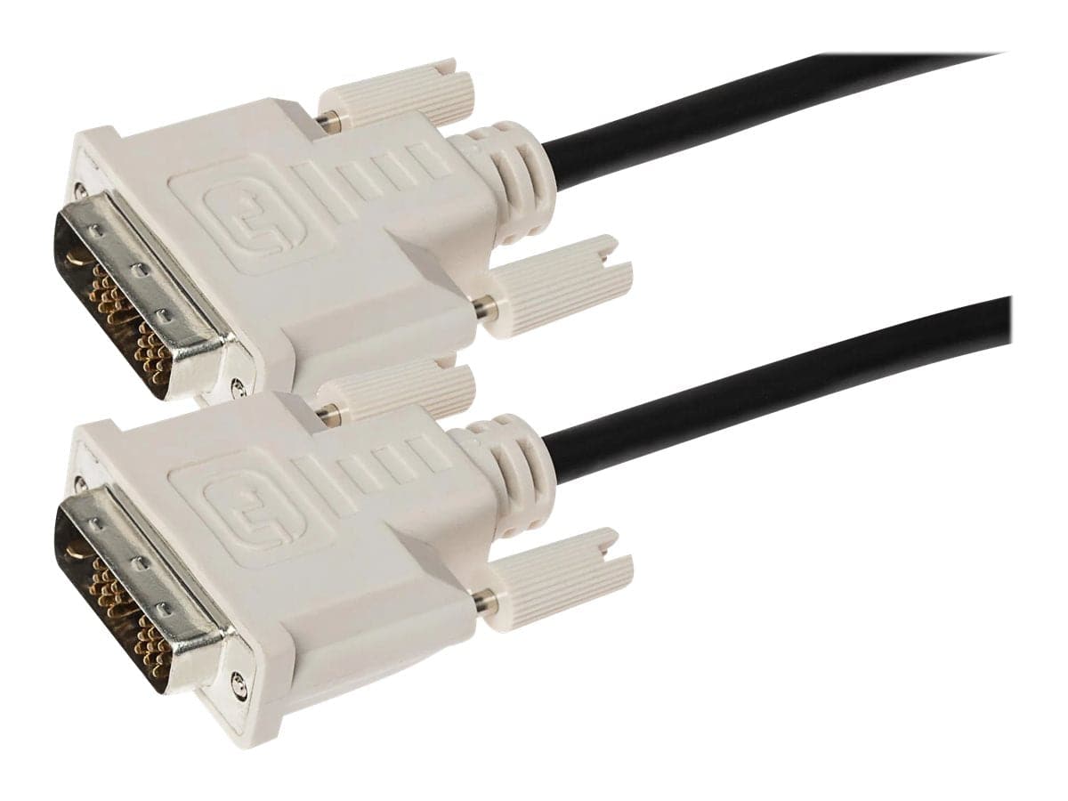 Maplin DVI-D to DVI-D 18+1 Pin Single Link Cable - White, 2m - maplin.co.uk