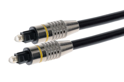 Maplin TOSlink Optical Audio Cable - Black, 2m