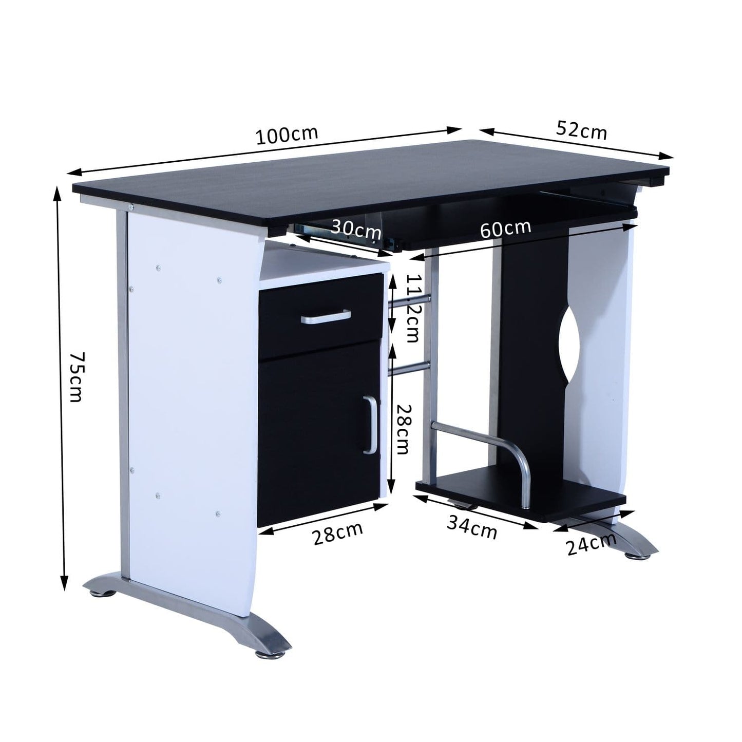 ProperAV Extra Computer Workstation - maplin.co.uk