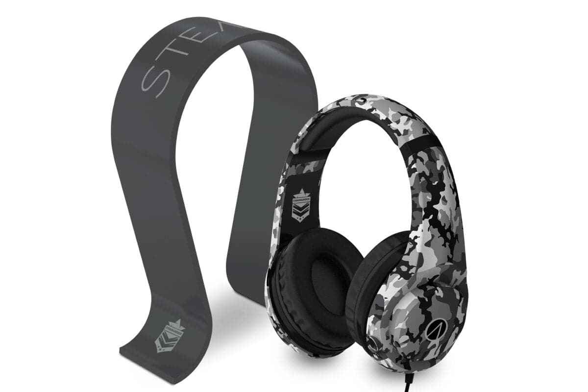 Stealth XP Commander Gaming Headset with Stand - Urban Camouflage - maplin.co.uk