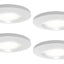 4lite IP65 4000K Dimmable LED Fire-Rated Downlight - Matte White - maplin.co.uk